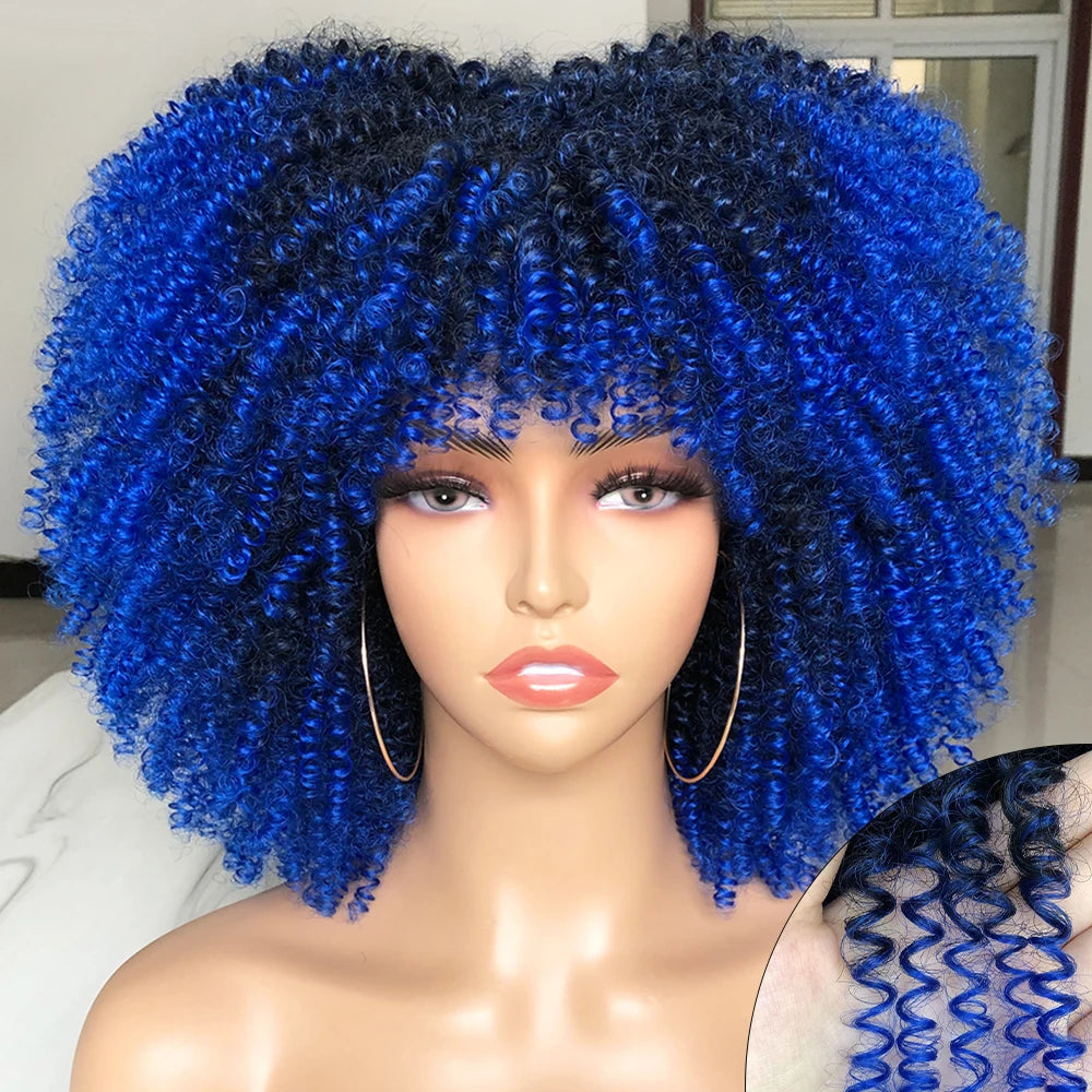 Zuri Short Afro Curly Wig