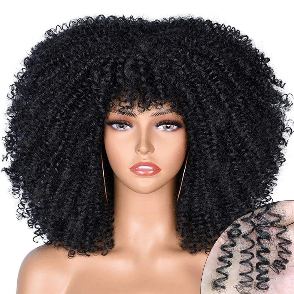 Ngozi Short Afro Curly Wig