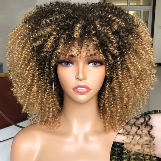 Kali Short Afro Curly Wig