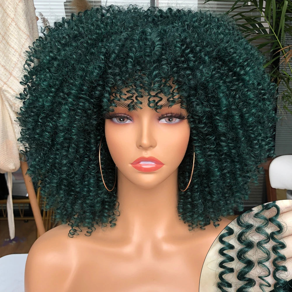 Asha Short Afro Curly Wig