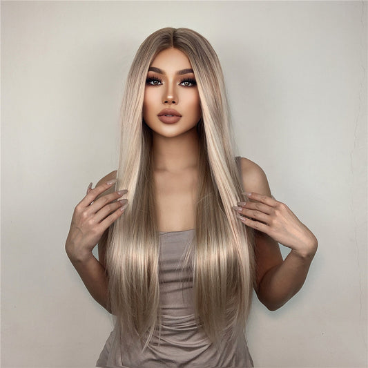 Phoebe Long Straight Lace Wig