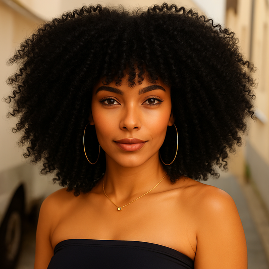 Ngozi Short Afro Curly Wig
