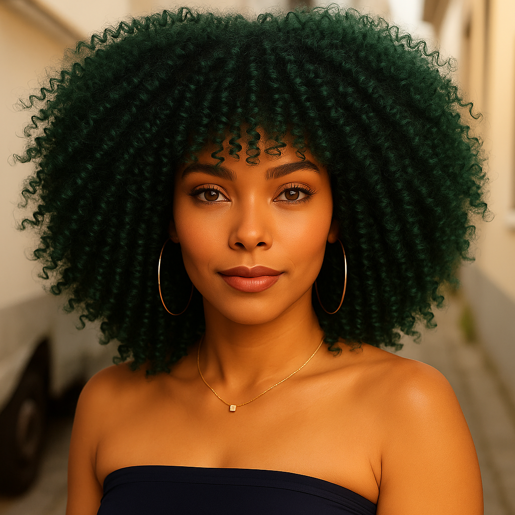 Asha Short Afro Curly Wig