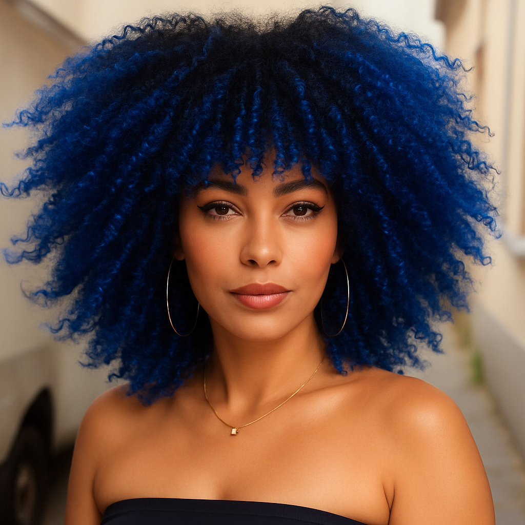 Zuri Short Afro Curly Wig