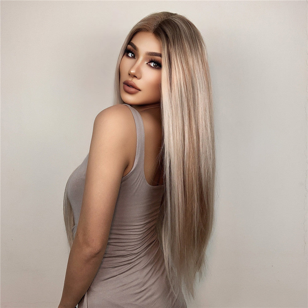 Phoebe Long Straight Lace Wig