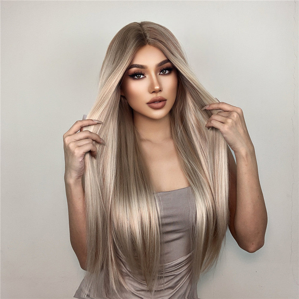 Phoebe Long Straight Lace Wig