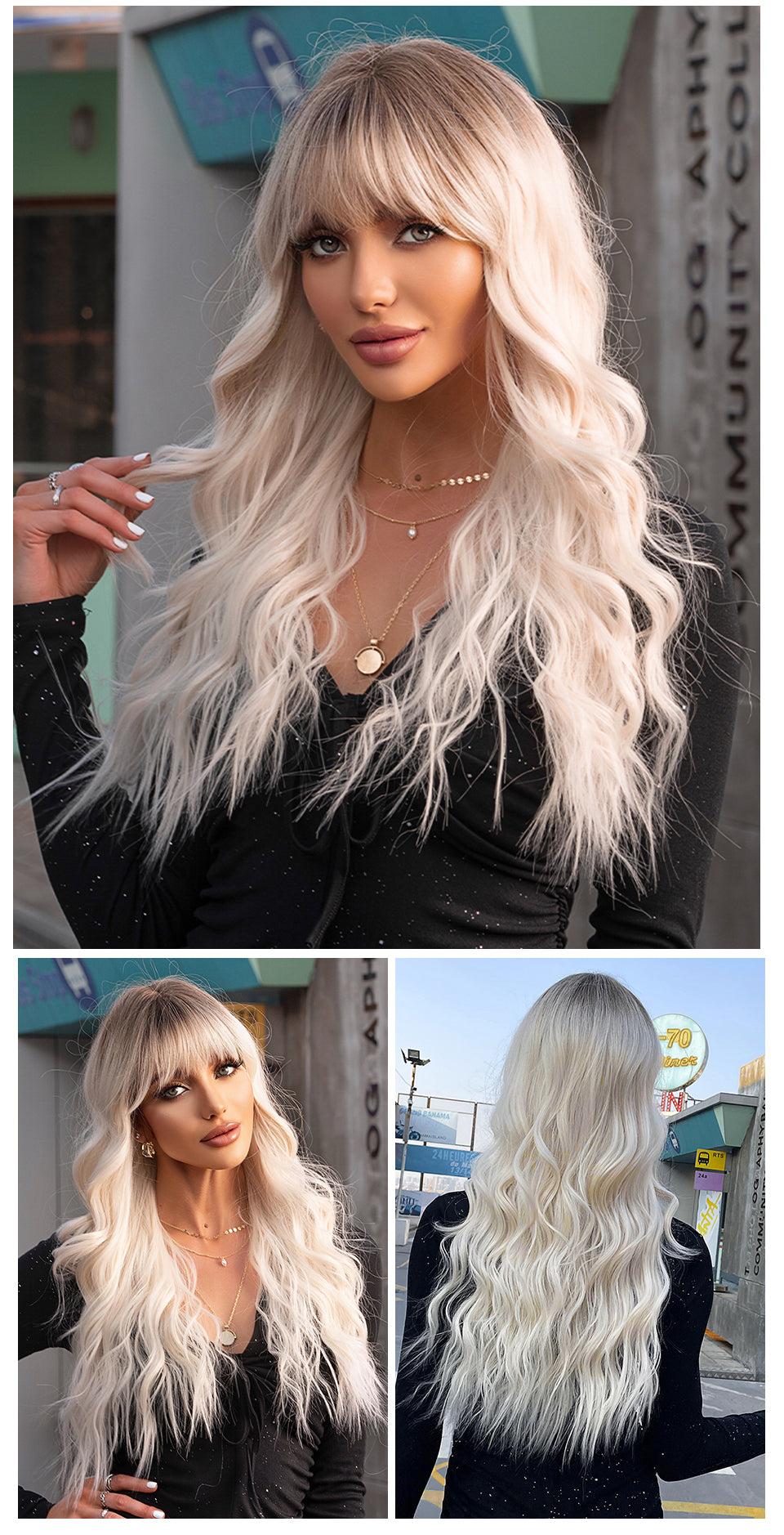 Zoe Long Wavy Wig