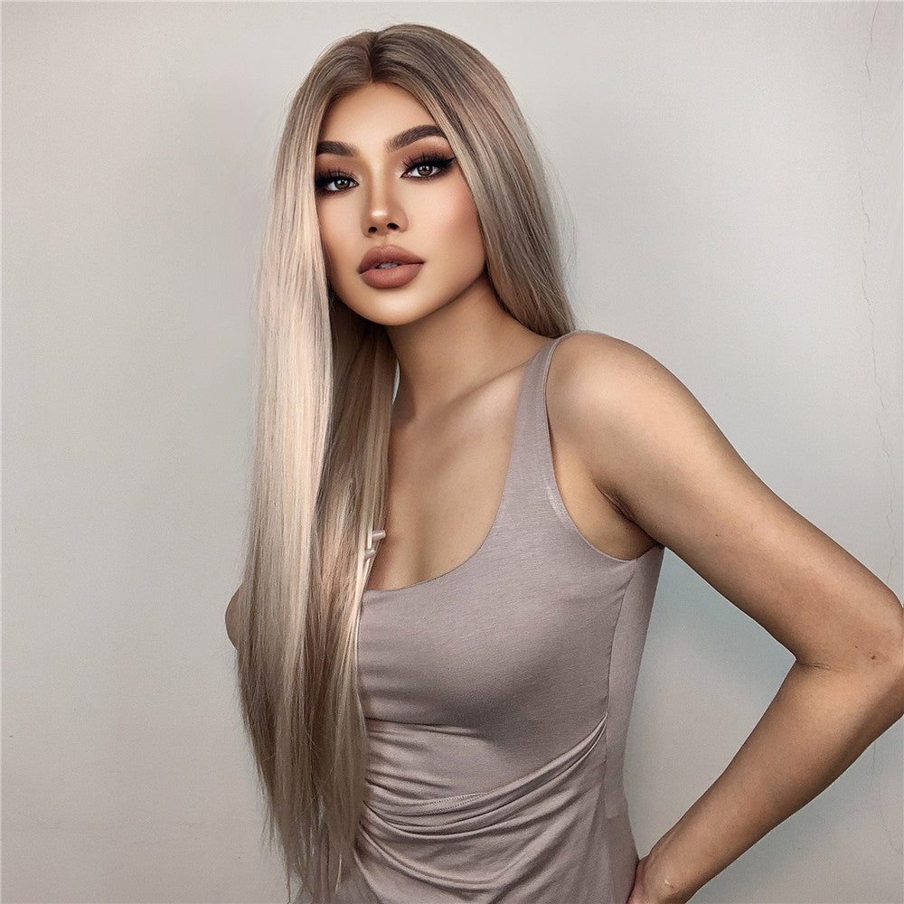 Phoebe Long Straight Lace Wig