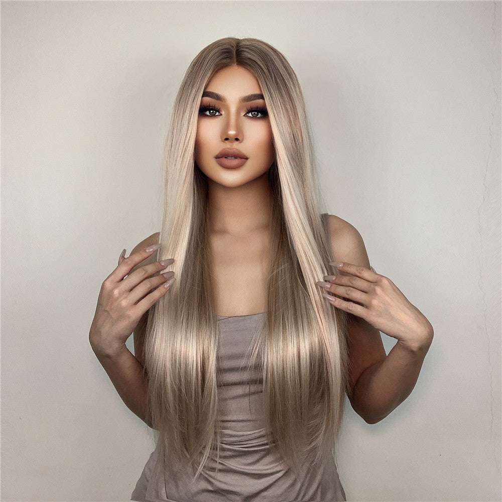 Phoebe Long Straight Lace Wig