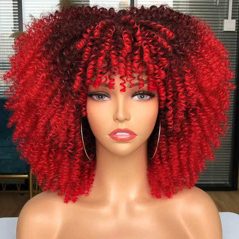 Nia Short Afro Curly Wig