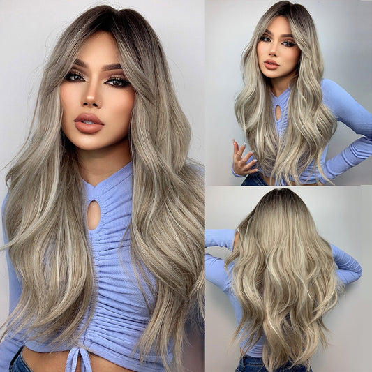Ellie Long Wavy Wig